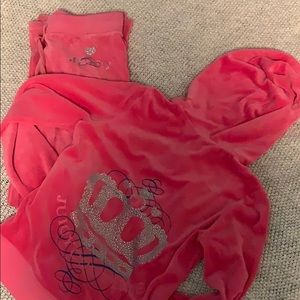 Matching pink juicy couture track suit